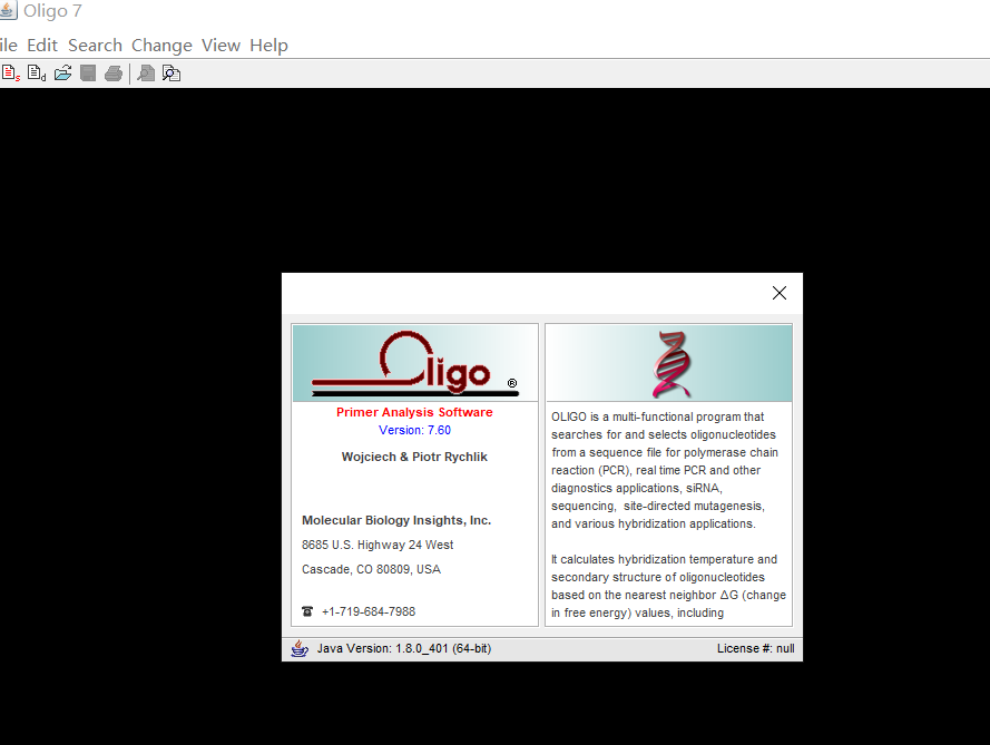 Oligo7注册机